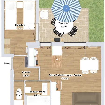 Appartement, Port Bourgenay, Apartment *